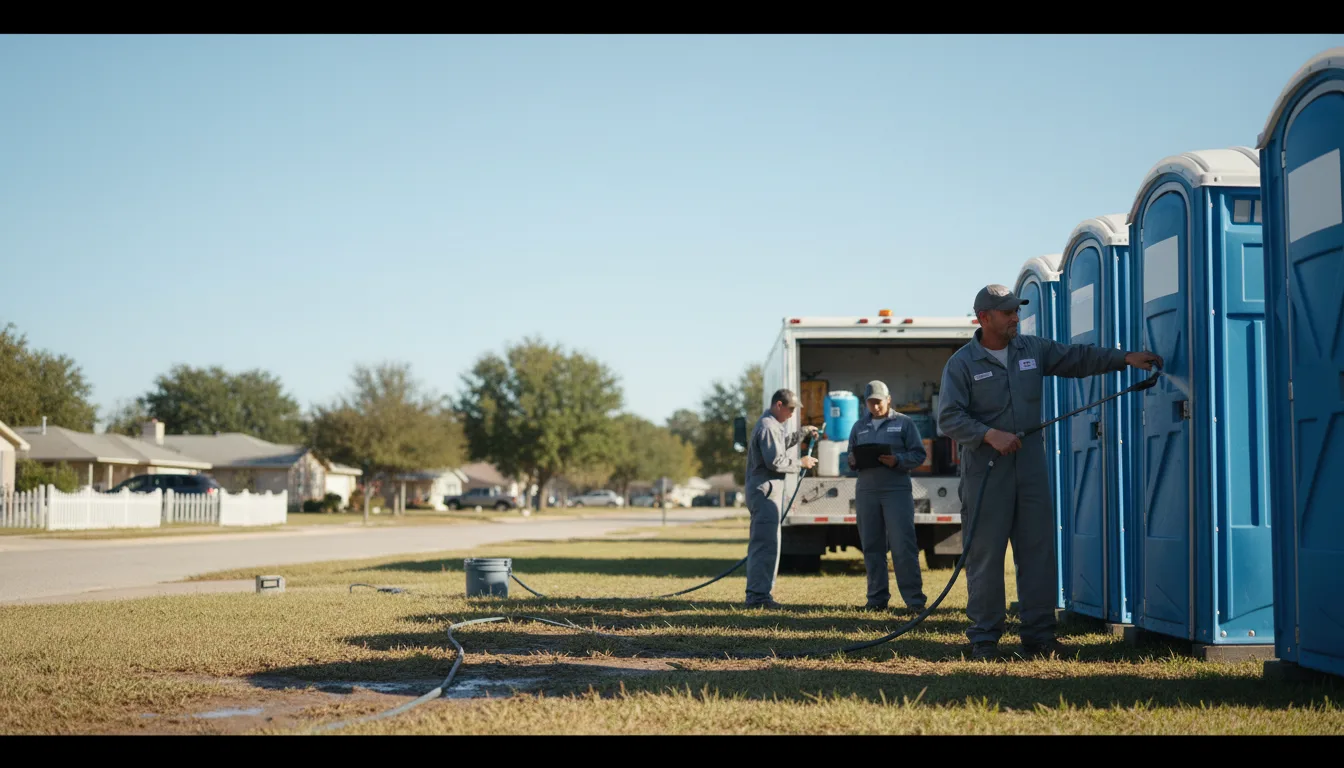 Long-Term Portable Toilet Rental in Dequincy, LA near me